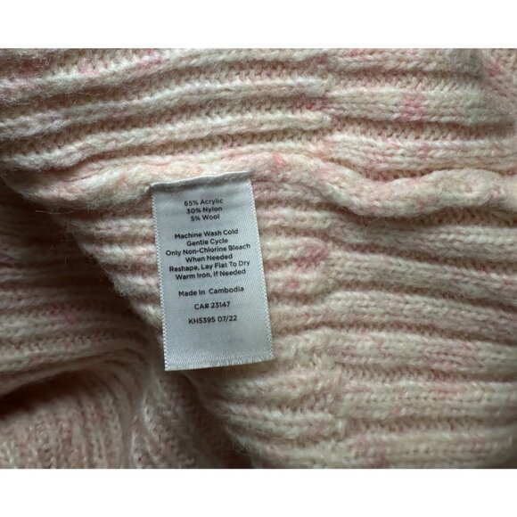 Talbots Women’s Sweater Pink Crew Neck Long Sleeve Pullover Size XL - Picture 6 of 7
